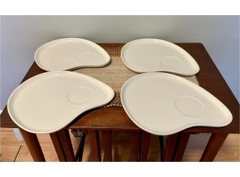 Mid Century Ceramic Snack Plates
