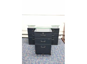 Three Drawer Filing Cabinets (3 Total)