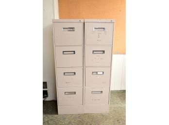Two Steelcase File Cabinets