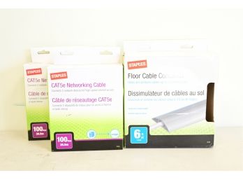 Two Boxes Of Cat5e Networking Cable And More