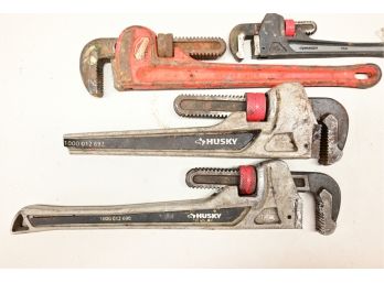 Ridgid And Husky Pipe Wrenches
