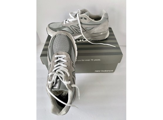 NOS From Hawley Lane Shoes New Balance Men's Running Course Size 8 2E Wide Grey Sneakers M99OGL4