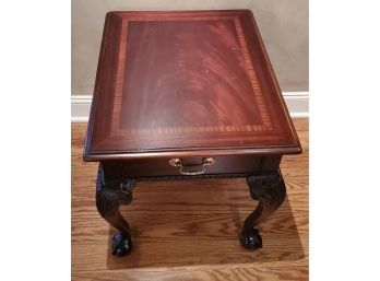 First Of 2 Very Nice Thomasville Solid Wood End Table With Drawer