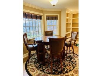 Hooker Furniture Waverly Place Swivel Chairs And Game Table