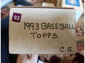 Entire Set Of 1993 Topps With Inserts And Checklists