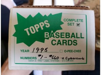 Entire Set Of 1995 Topps With Inserts And Checklists