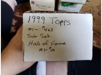 Entire Set Of 1999 Topps With Inserts And Checklists