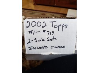 Entire Set Of 2002 Topps With Inserts And Checklists