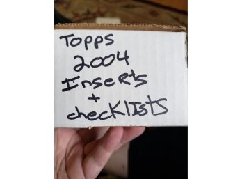 Entire Set Of 2004 Topps With Inserts And Checklists