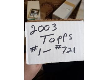 Entire Set Of 2003 Topps With Inserts And Checklists