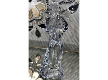 Beautiful ANGEL WITH TRUMPET By BACCARAT FRANCE FIGURINE