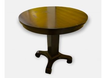 Mitchel Gold And Bob Williams Italian Wooden Pedestal Table