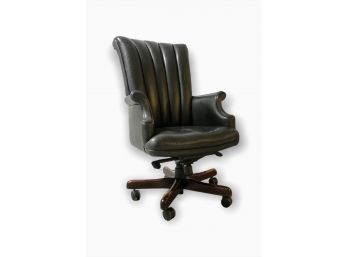 Hancock And Moore Black Leather Executive Chair