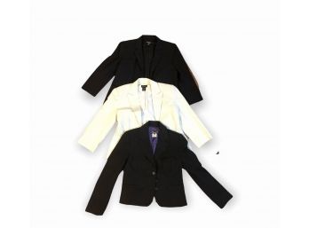 3 Blazers Size 10: CitySilk, DKNY, Thalian