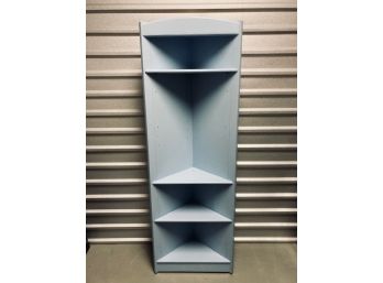Shabby Chic French Blue Painted Corner Cabinet