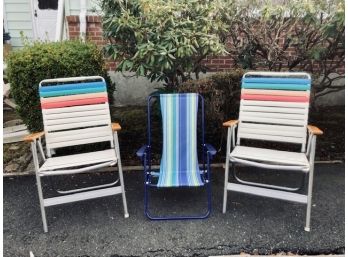 Lawn Chair Lot Of 3