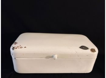 Vintage Enamelware Breadbox