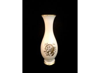 Bareuther Bavaria Golden Scorpion Vase