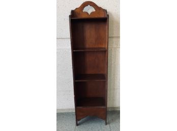 Antique Solid Wood Diminutive Bookcase.