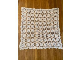Crochet-style Lace Table Covering By Martha Stewart