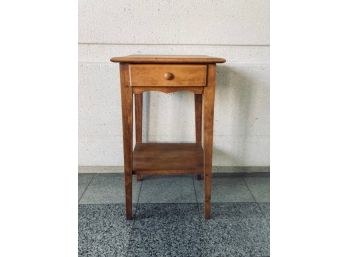 Single Drawer Wooden Accent Table