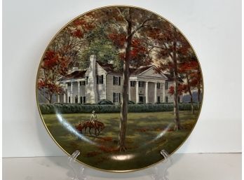 Vintage Gorham American Commemorative Council Southern LandMark Series Fort Hill Display  Plate (1980)