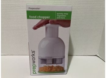 Progressive Prepworks Food Chooper  (New In Package) Great Stocking Stuffer