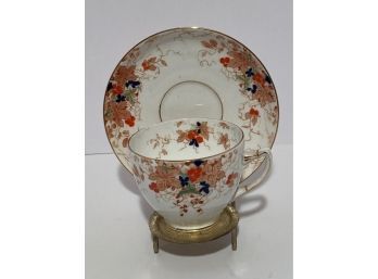 Vintage Wetley China English Teacup And Saucer Set (1920's)