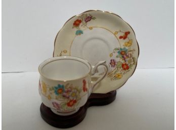 Vintage Royal Albert Betty Teacup And Saucer Set 1920's-1940's - Minor Paint Loss