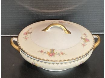 Vintage Noritake Romeo Round Covered Dish (7 3/4 Inches In Diameter)