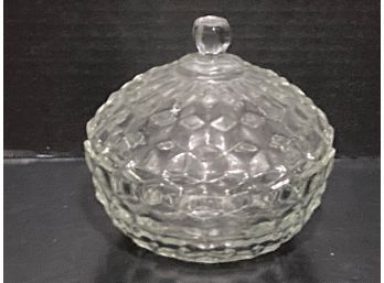 Vintage 1960's Covered Indiana Glass Candy Dish