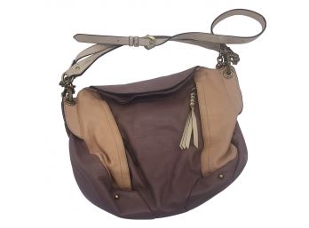 Dr Yany Two Tone Leather Handbag