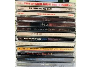13 CDs Adele (new), Aretha, Dylan, Clapton