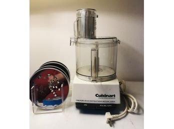 Cuisinart Food Processor With Accessories