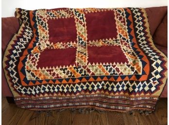 Large & Heavy Wall Tapestry Or Rug Great Colors