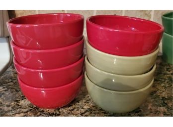 Gallery Tabletop Misto Bowls 5 Red & 3 Green