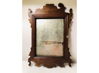 Very Old Wood Mirror - Needs Repair