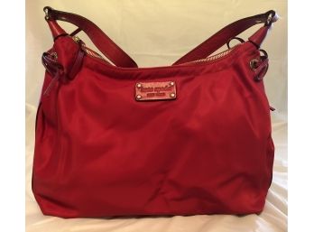 Kate Spade Red Handbag Very Clean