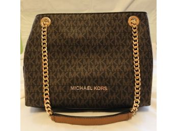 Michael Kors Chain Messenger Handbag NEW