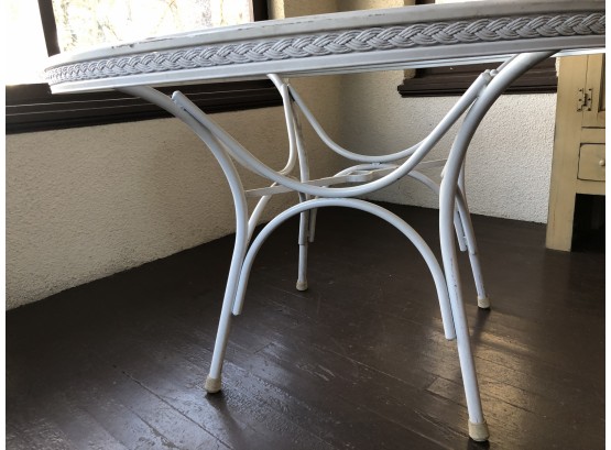 Patio Table Round Glass