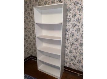 White 5 Tier Bookcase