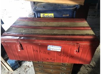 Trunk Metal Shipping Container Lockable