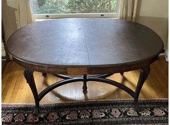 Oval Dining Room Table, Expandable, Strong, Sturdy And Heavy. 62x50x28.5 Or 95x50x28.5