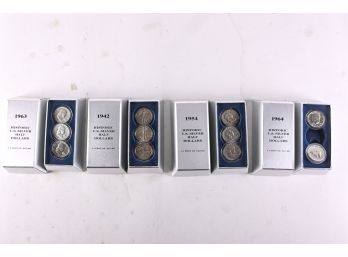 Collection Of Eleven Historic U.S. Half Dollar Coins