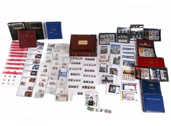 Large Assortment Of Stamp Albums & Other Collectibles