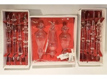 3 Boxes Of Glass Christmas Ornaments