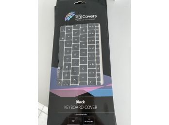 KB Keyboard Covers In Black And Deep Blue 12 Inches. Lot Of 5