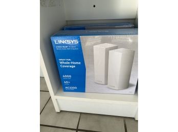 Linksys 2 Pack  VELOP Tri-Band Whole Home WIFI 5 System -1 Of 2 For Sale