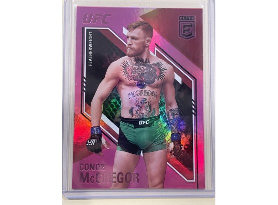 2021 Panini UFC Chronicles Elite Conor McGregor Pink Parallel Card #155