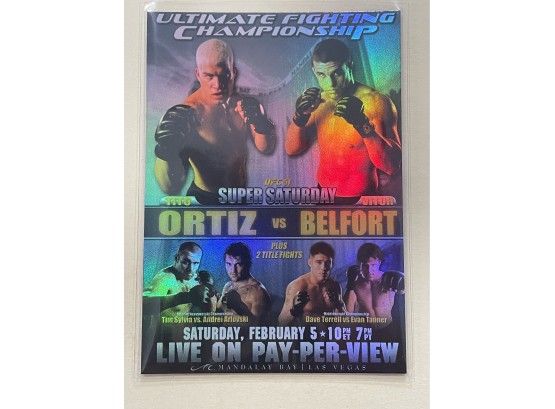 2010 Topps UFC 51 Super Saturday Tito Ortiz Vitor Belfort Refractor Card #FPR-UFC51